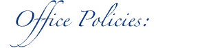 Office Policies